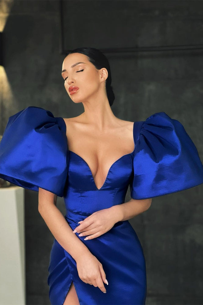 
                      
                        Royal Blue Mermaid Prom Dress with Slit
                      
                    