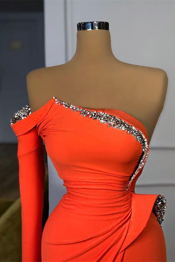 
                      
                        Orange Long Sleeves Mermaid Prom Dress with Sequins
                      
                    