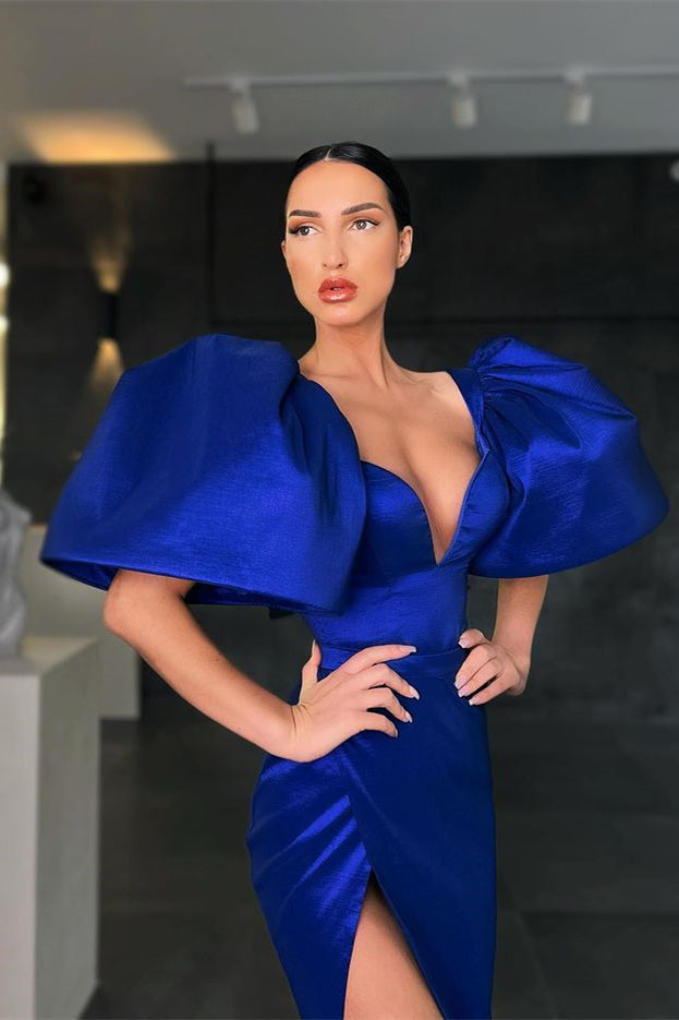 
                      
                        Royal Blue Mermaid Prom Dress with Slit
                      
                    