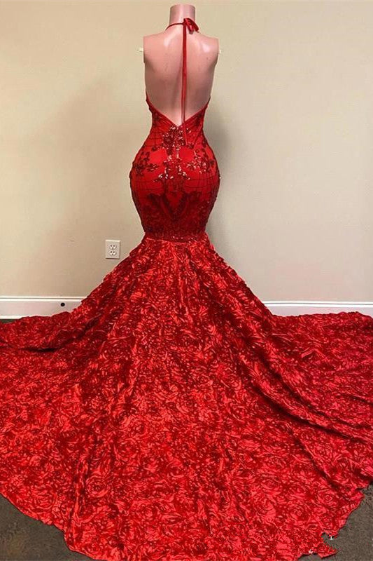 
                      
                        Spaghetti-Straps Red Prom Dress Mermaid with Sequins
                      
                    