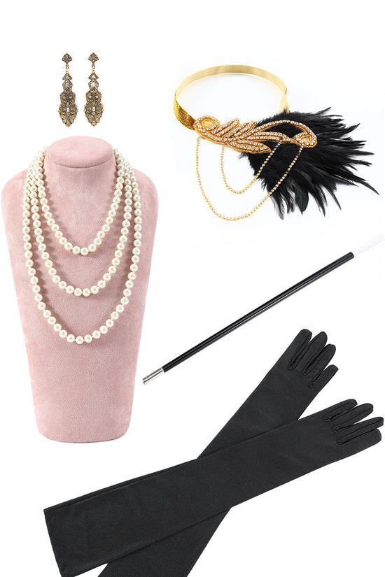 1920s Party Accessories Five-Piece Set