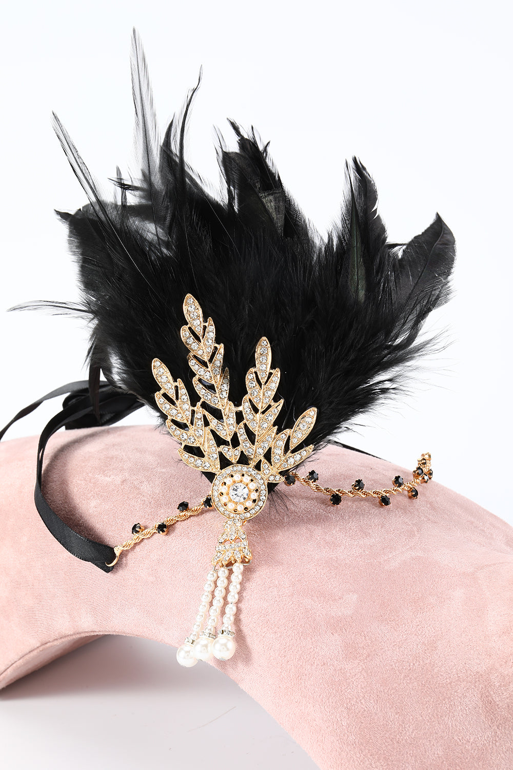 Black Feather Headband