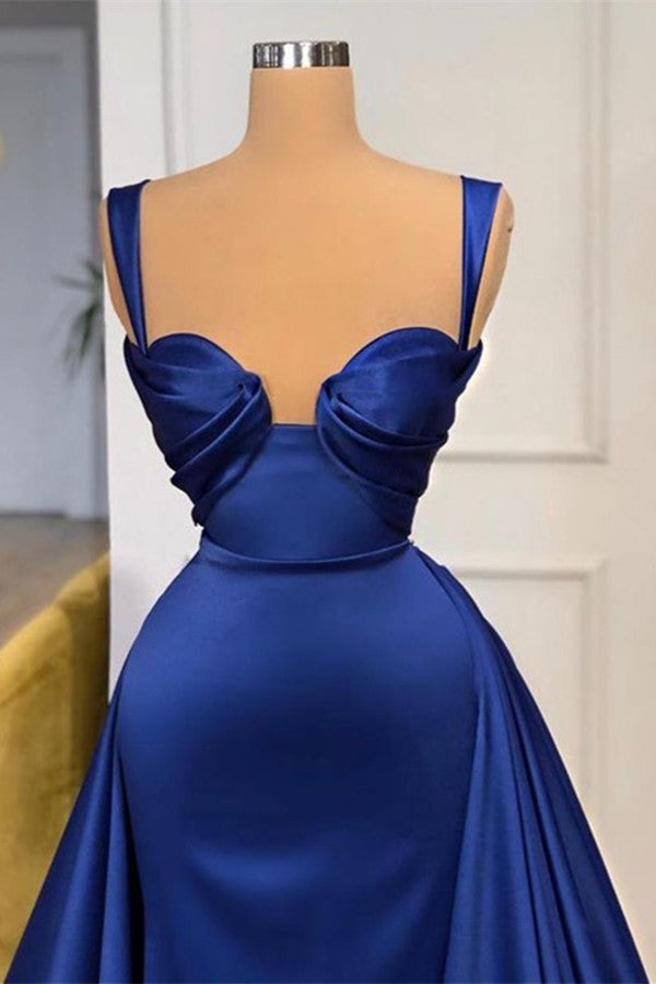 
                      
                        Straps Long Overskirt Royal Blue Prom Dress
                      
                    