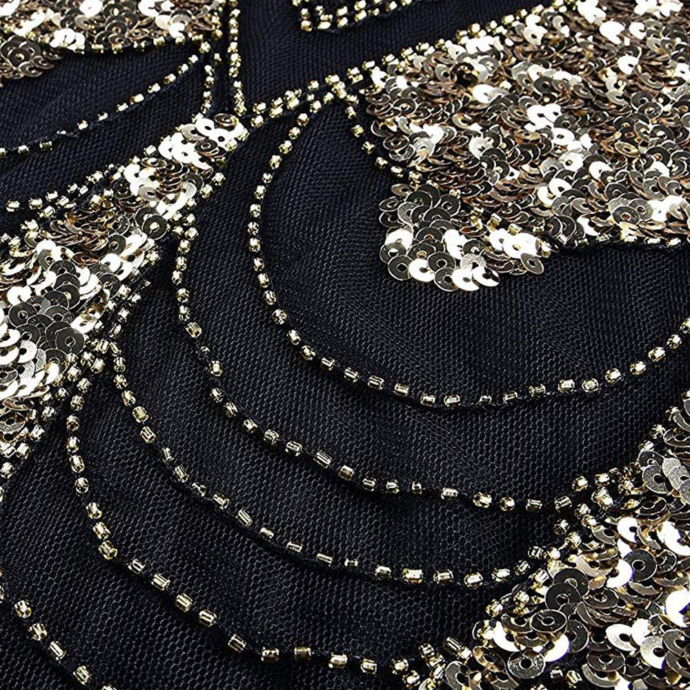 
                      
                        1920s Sequin Flapper Long Dress
                      
                    