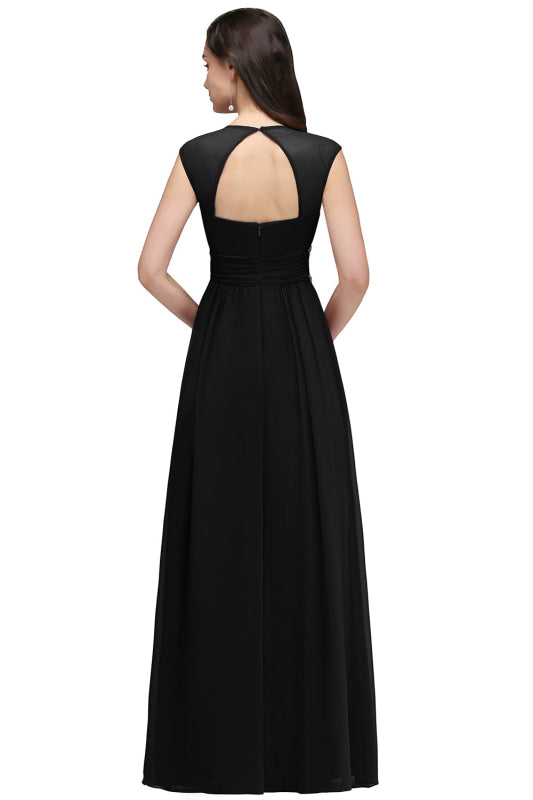 
                      
                        Charming V-Neck Aline Evening Dress with Chains Sleeveless Empire Chiffon Bridesmaid Dress - Prom Dresses
                      
                    