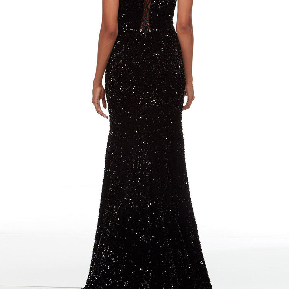 
                      
                        Chic Off-the-shoulder Deep V-neck Sleeveless Floor-Length Mermaid Prom Dress With Sequins
                      
                    