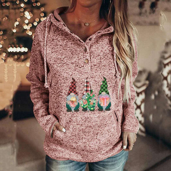 Christmas villain Hoodies for Women Casual Sweatshirts Long Sleeve