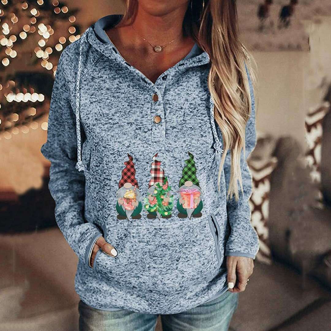 Christmas villain Hoodies for Women Casual Sweatshirts Long Sleeve