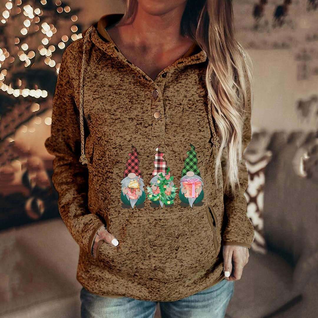 Christmas villain Hoodies for Women Casual Sweatshirts Long Sleeve