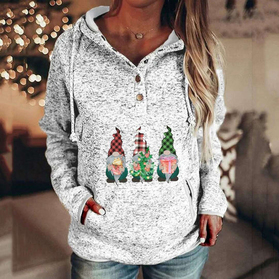 Christmas villain Hoodies for Women Casual Sweatshirts Long Sleeve