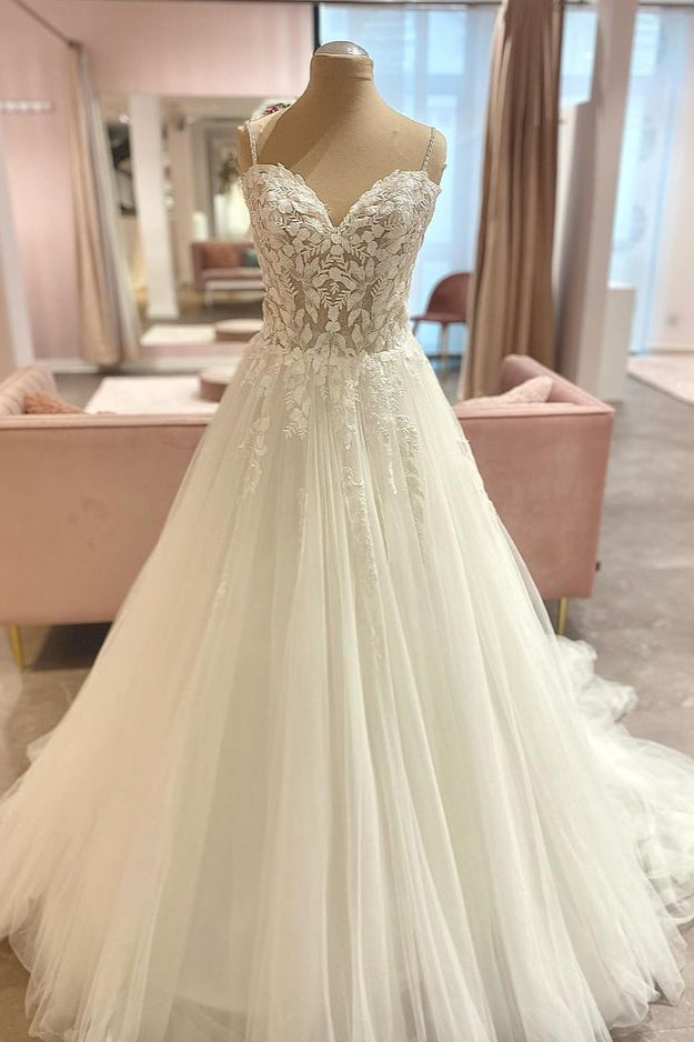 Lace Open Back Long Mermaid Wedding Dress With Sleeves