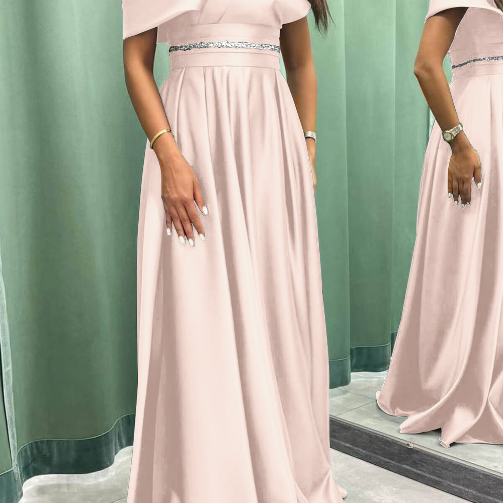 
                      
                        Elegant Off-the-Shoulder Long Evening Dress Pleated and On Sale
                      
                    