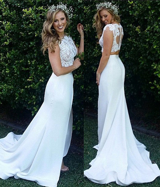 
                      
                        Two-Piece Mermaid Lace Wedding Dress
                      
                    