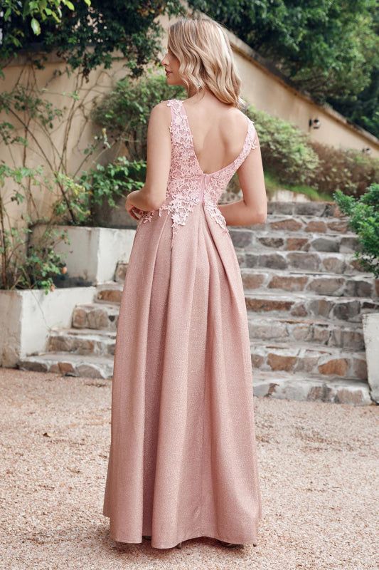 
                      
                        Gorgeous Aline Evening Dress Sleeveless Lace Appliques Bridesmaid Dress - Prom Dresses
                      
                    