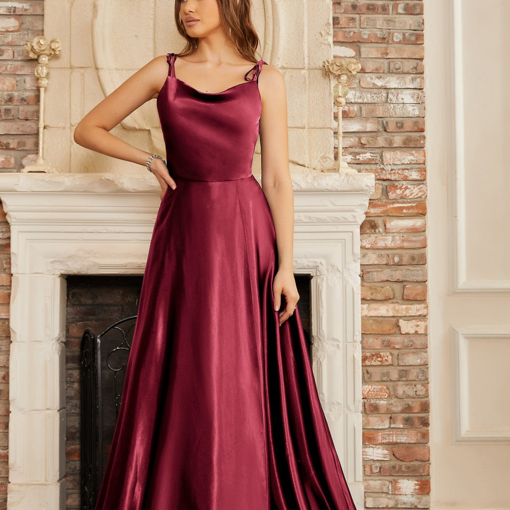 
                      
                        High Split Shiny Floor-Length Dresses with Spaghetti Straps-27Prom
                      
                    