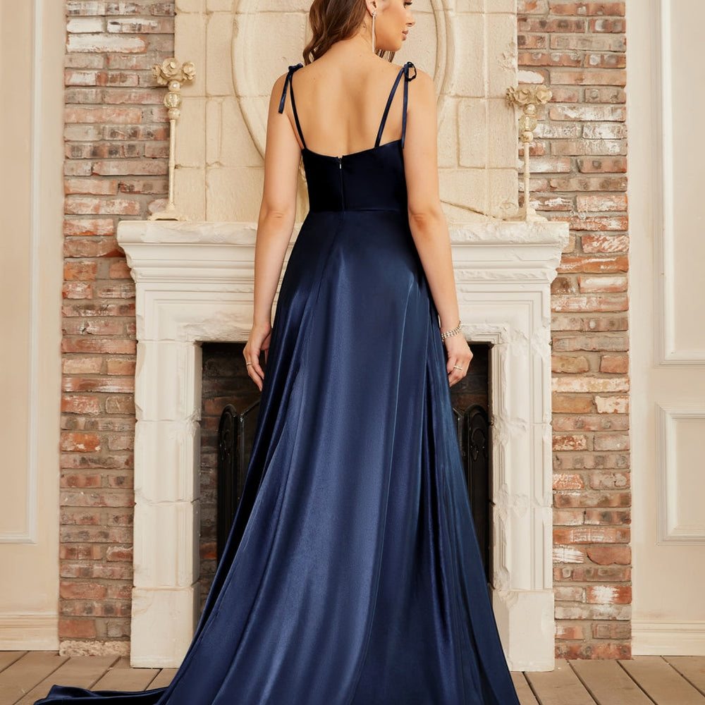 
                      
                        High Split Shiny Floor-Length Dresses with Spaghetti Straps-27Prom
                      
                    