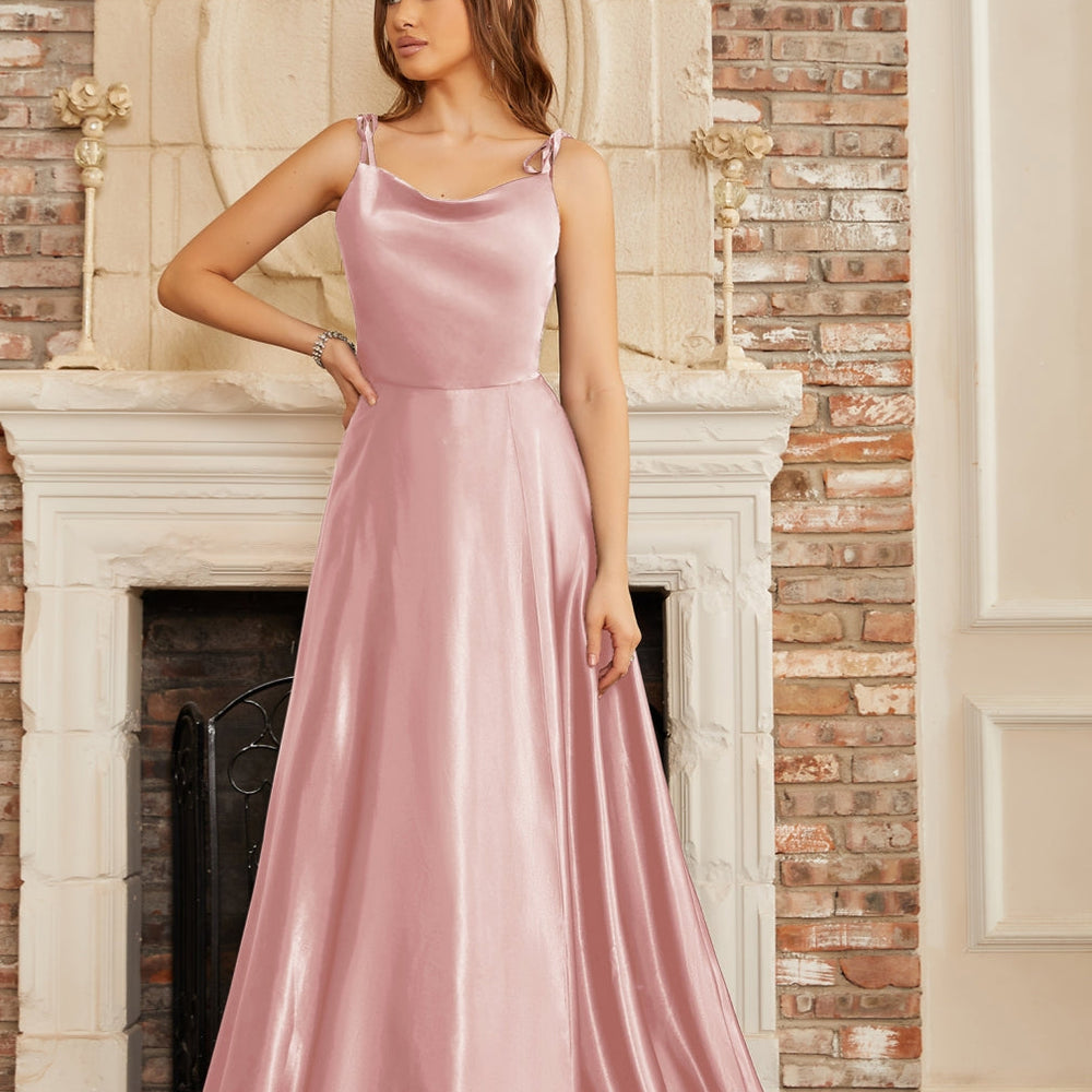 
                      
                        High Split Shiny Floor-Length Dresses with Spaghetti Straps-27Prom
                      
                    