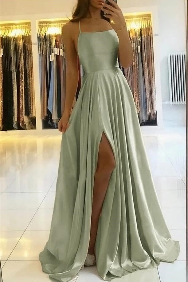 Long Prom Dress with Slit