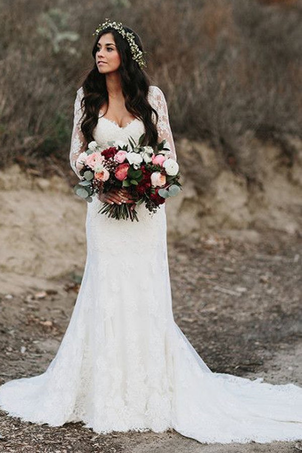 
                      
                        Mermaid V Neck Wedding Dress
                      
                    