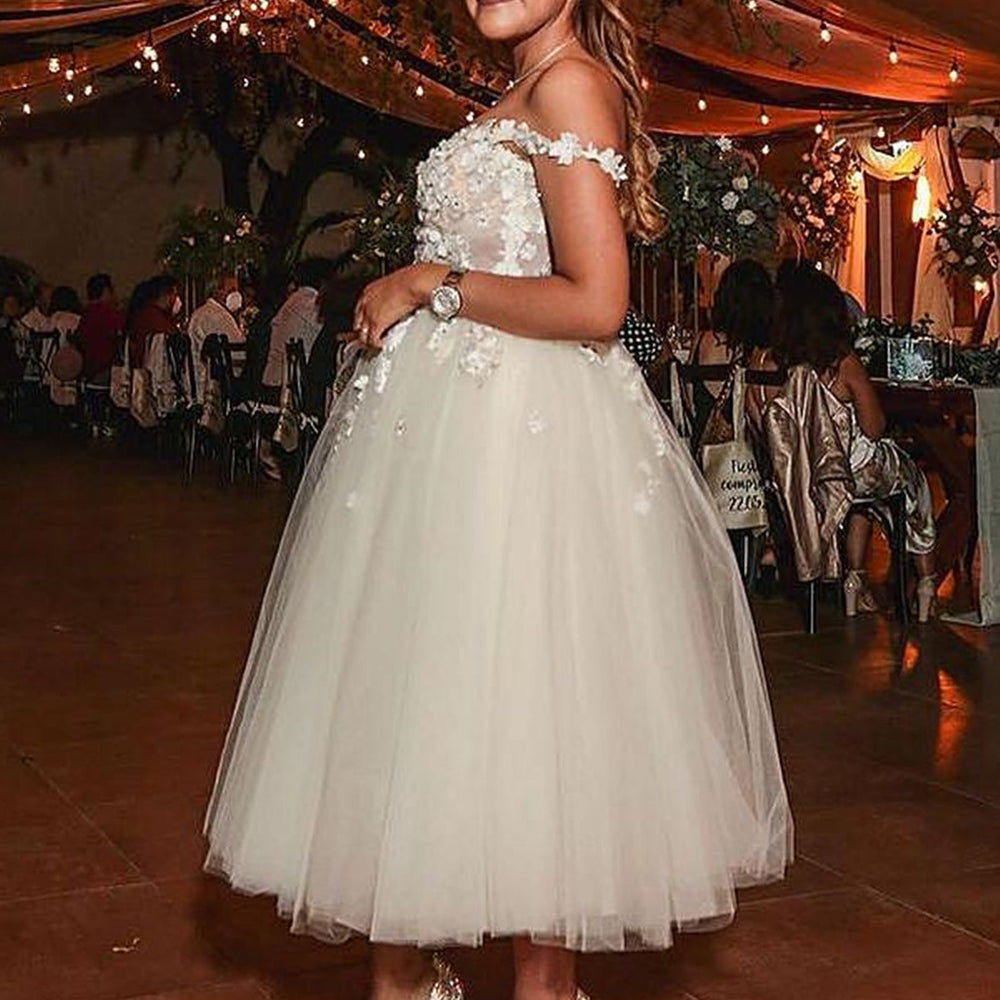 
                      
                        Off Shoulder Beaded White Lace Tulle Prom Dresses, Short White Lace Homecoming Dresses, White Formal Graduation Evening Dresses 
                      
                    