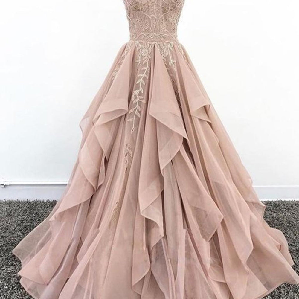 Off Shoulder Champagne Lace Long Prom Dresses, Off the Shoulder Champagne Formal Dresses, Champagne Lace Evening Dresses