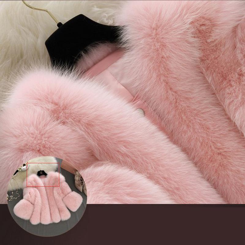 
                      
                        Pretty Overcoat Long Sleeves Faux Fur Winter Lining Coats
                      
                    