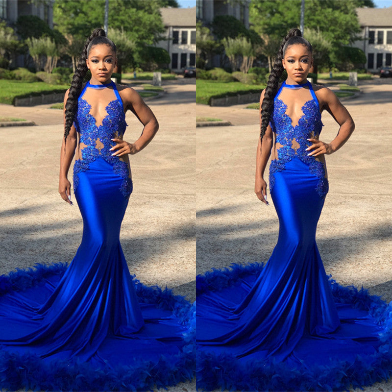 
                      
                        Royal-Blue Mermaid Prom Dress | Lace Party Gowns On Sale BK0
                      
                    