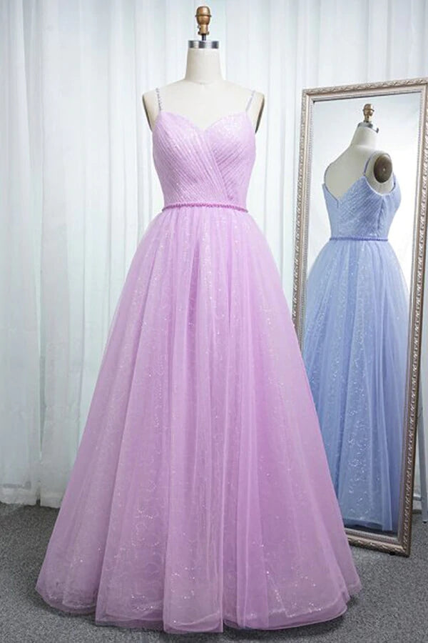 
                      
                        Sparkly Sweetheart Prom Dress Beading Lavender Evening Dress
                      
                    